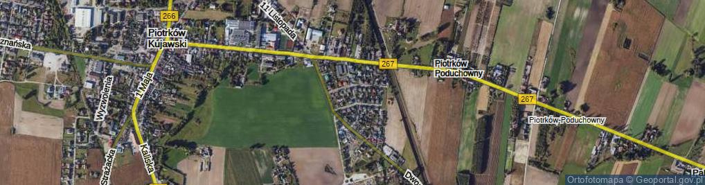 Zdjęcie satelitarne Kujawska ul.